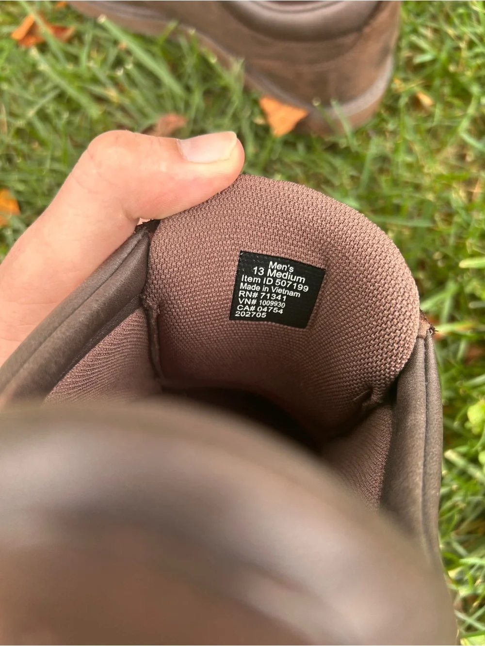 L.L. Bean Men's Dark Brown Leather Chukka Boots